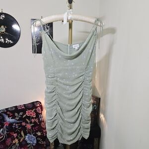 Le Lis Sage Green Dress